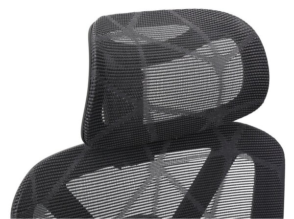 Irodai szék, sötétszürke/fekete, teherbírás 150 kg, VILMER