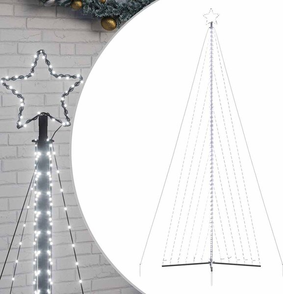 Meleg fehér LED karácsonyfa 789 LED 476 cm