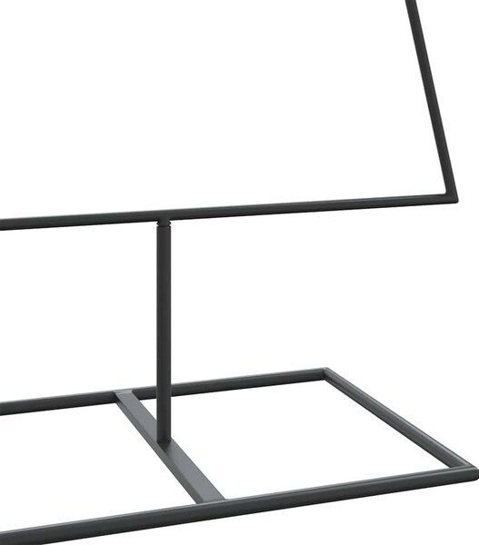 Fekete fém karácsonyfa dekorációhoz 150 cm
