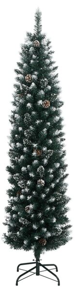 Vékony műkarácsonyfa 150 LED-del 120 cm