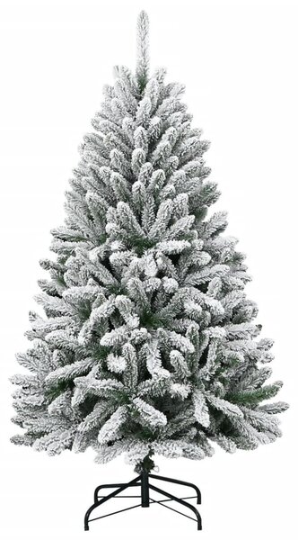 Csuklópántos műkarácsonyfa hóval 120 cm