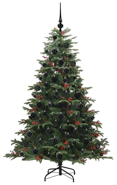 Mű karácsonyfa 300 LED-del Zöld 180 cm PVC és Fém és Műanyag
