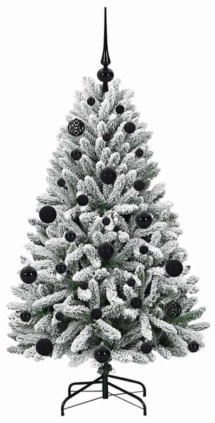 Mű karácsonyfa 120 cm 150 LED Meleg fehér PVC és Acél