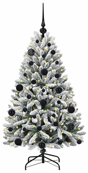 Mű karácsonyfa 120 cm 150 LED Meleg fehér PVC és Acél