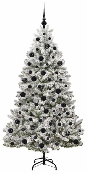 Mű karácsonyfa 180 cm 300 LED Meleg fehér PVC és Acél
