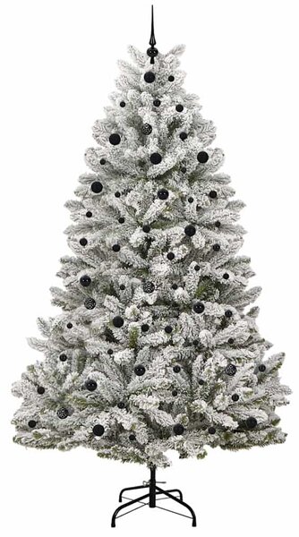 Mű karácsonyfa 240 cm 300 LED Meleg fehér PVC és Acél