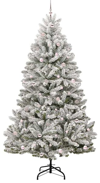Mű karácsonyfa 270 cm 300 LED Meleg fehér PVC és Acél