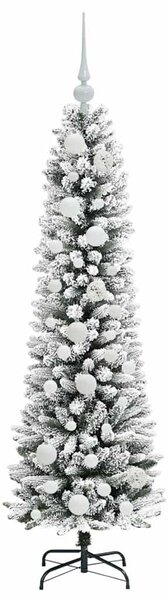 Mű karácsonyfa Fehér 120 cm PVC és Fém és Műanyag