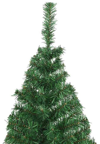 Mű karácsonyfa 300 LED-del Zöld 180 cm PVC és Acél és Műanyag