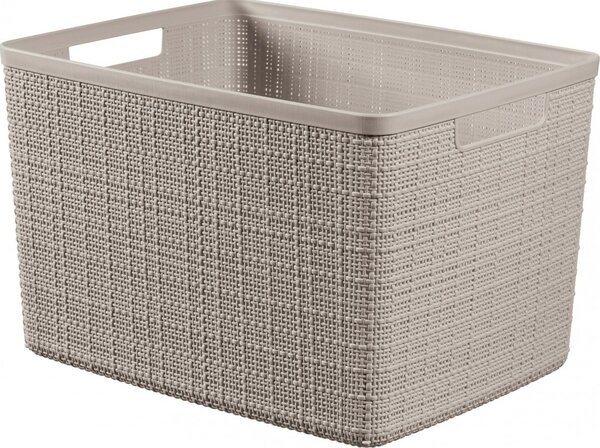 Curver Jute L 20 l kosár, taupe