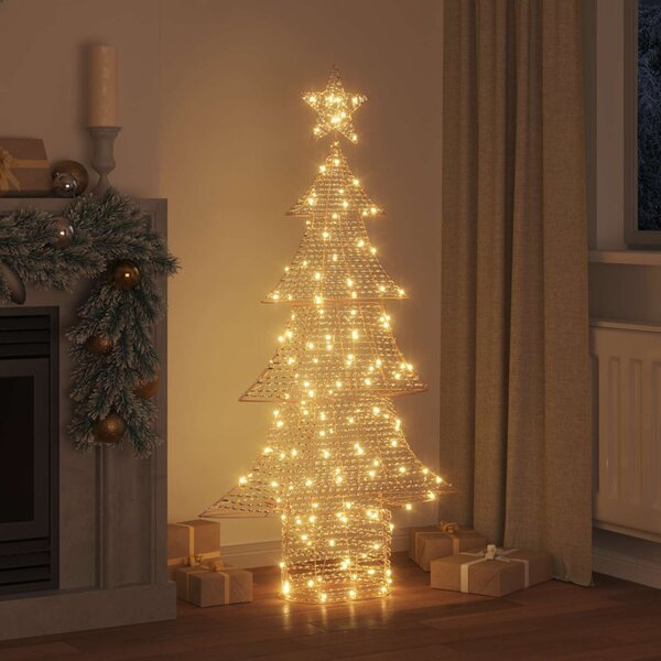 Karácsonyfa 160 LED Meleg fehér 151 cm PET