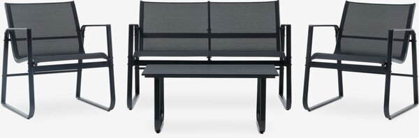 LINDER EXCLUSIV Kerti bútor garnitúra LOUNGE SET GLS754541 - antracit