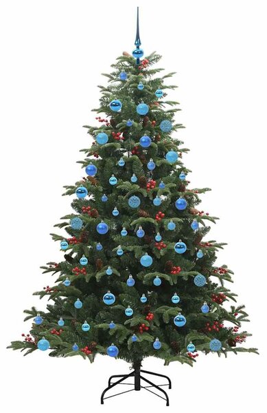 Mű karácsonyfa 300 LED-del Zöld 180 cm PVC és Fém és Műanyag