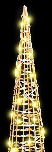 Karácsonyfa 3 db 90 LED Meleg fehér 20 x 20 x 80 cm PET