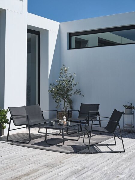 LINDER EXCLUSIV Kerti bútor garnitúra LOUNGE SET GLS754541 - antracit