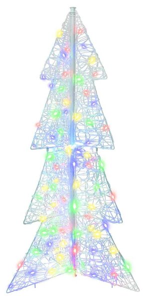 Karácsonyfa 100 LED Sokszínű 120 cm Akril