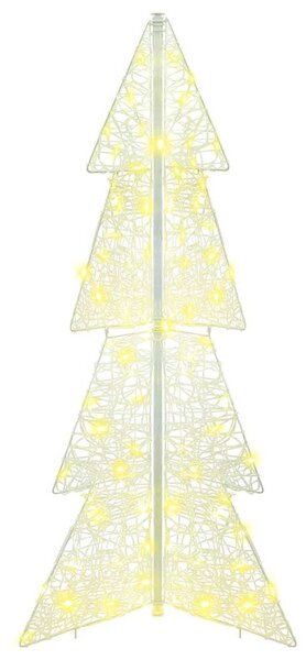 Karácsonyfa 100 LED Meleg fehér 120 cm Akril