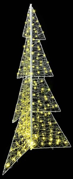 Karácsonyfa 240 LED Meleg fehér 180 cm Akril