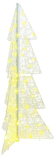 Karácsonyfa 100 LED Meleg fehér 120 cm Akril