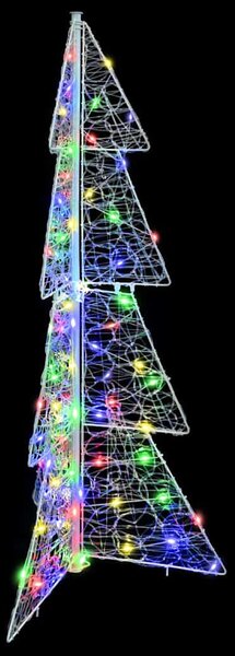 Karácsonyfa 100 LED Sokszínű 120 cm Akril