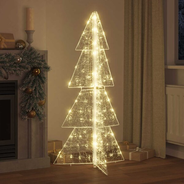 Karácsonyfa 160 LED Meleg fehér 150 cm Akril