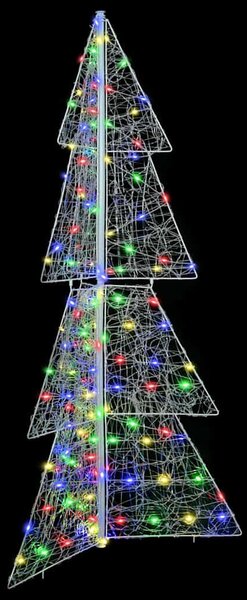 Karácsonyfa 160 LED Sokszínű 150 cm Akril