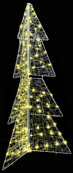 Karácsonyfa 160 LED Meleg fehér 150 cm Akril