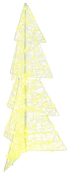 Karácsonyfa 160 LED Meleg fehér 150 cm Akril