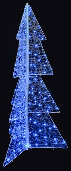 Karácsonyfa 160 LED Kék 150 cm Akril