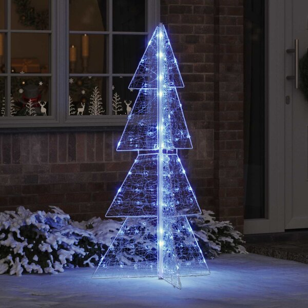 Karácsonyfa 160 LED Kék 150 cm Akril