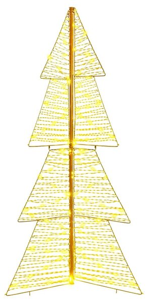 Karácsonyfa 160 LED Meleg fehér 150 cm PET