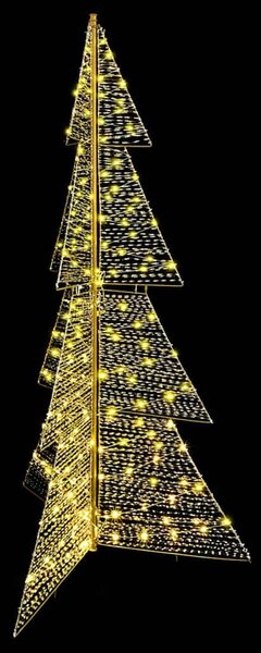 Karácsonyfa 240 LED Meleg fehér 180 cm PET
