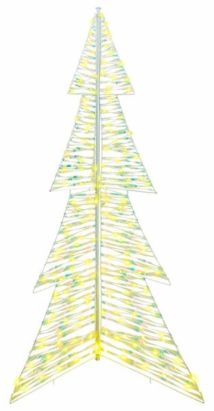 Karácsonyfa 240 LED Meleg fehér 180 cm PET