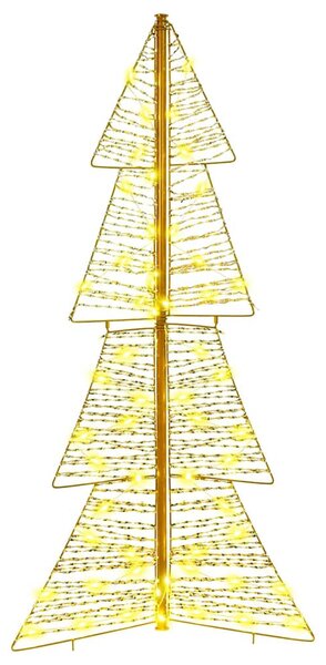 Karácsonyfa 100 LED Meleg fehér 120 cm PET