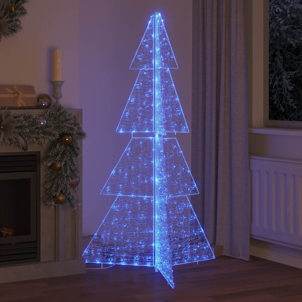 Karácsonyfa 240 LED Kék 180 cm Akril