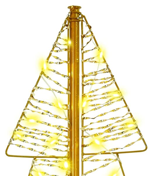 Karácsonyfa 100 LED Meleg fehér 120 cm PET