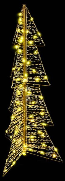 Karácsonyfa 100 LED Meleg fehér 120 cm PET