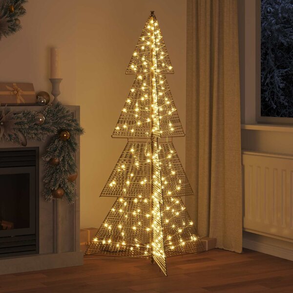 Karácsonyfa 240 LED Meleg fehér 180 cm PET