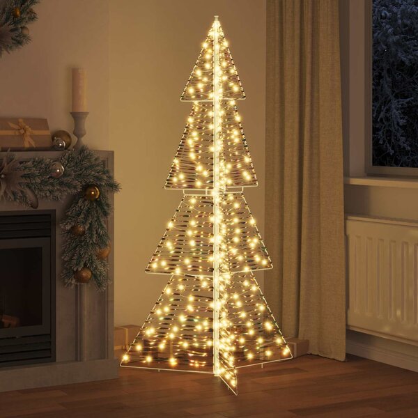 Karácsonyfa 240 LED Meleg fehér 180 cm PET