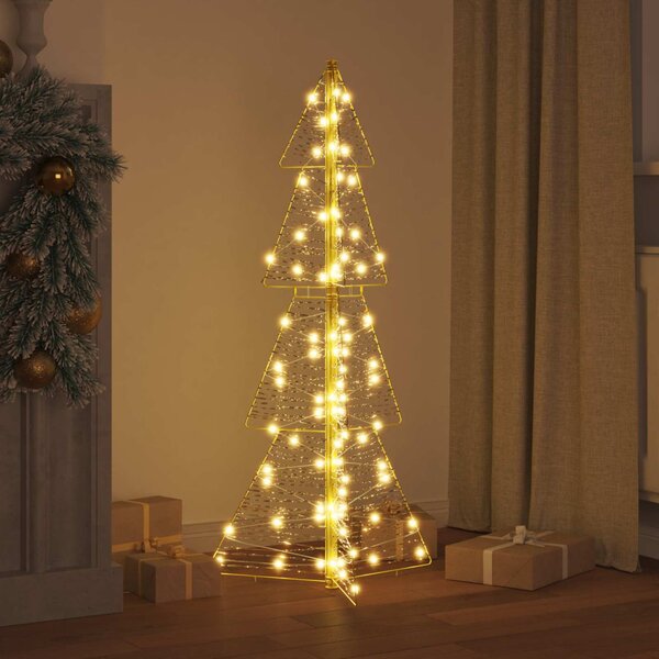 Karácsonyfa 100 LED Meleg fehér 120 cm PET