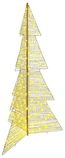 Karácsonyfa 240 LED Meleg fehér 180 cm PET