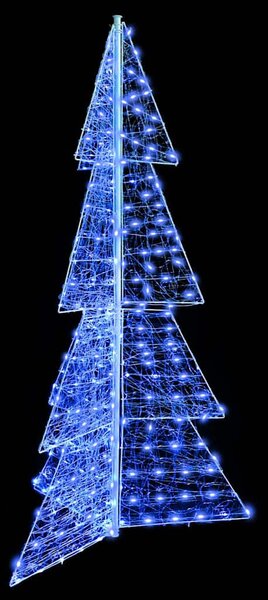 Karácsonyfa 240 LED Kék 180 cm Akril