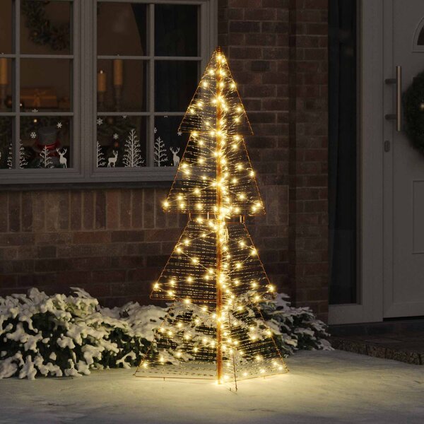 Karácsonyfa 160 LED Meleg fehér 150 cm PET