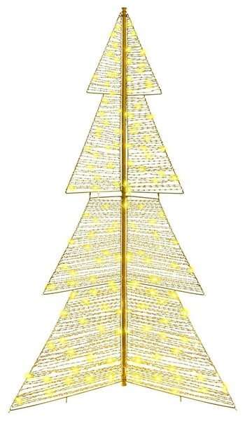Karácsonyfa 240 LED Meleg fehér 180 cm PET
