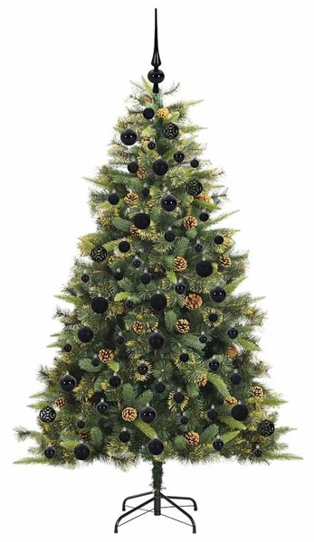 Műanyag Hajtogatós Karácsonyfa Tojásokkal Zöld 180 cm