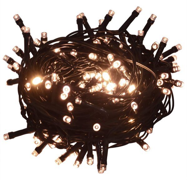 Mű karácsonyfa 300 LED PVC és Acél Fehér