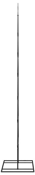 Fém karácsonyfa Fekete 180 cm Acél