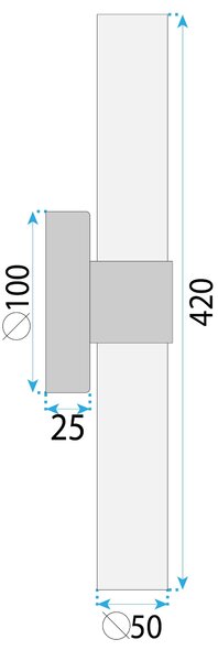 FALI LÁMPA LED LHJ070-W GOLD