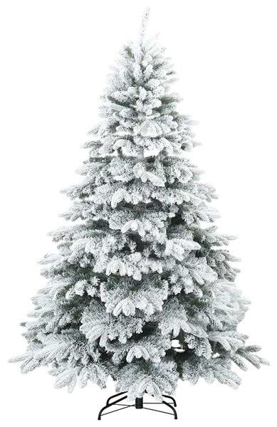 Mű karácsonyfa 300 LED-del állvánnyal Fehér 240 cm PE és PVC