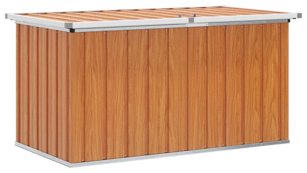 Kültéri Tároló Doboz faszínű 129 x 67 x 65 cm Horganyzott Acél